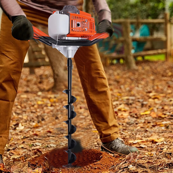 Techniques for safe and efficient use of a fence post auger.