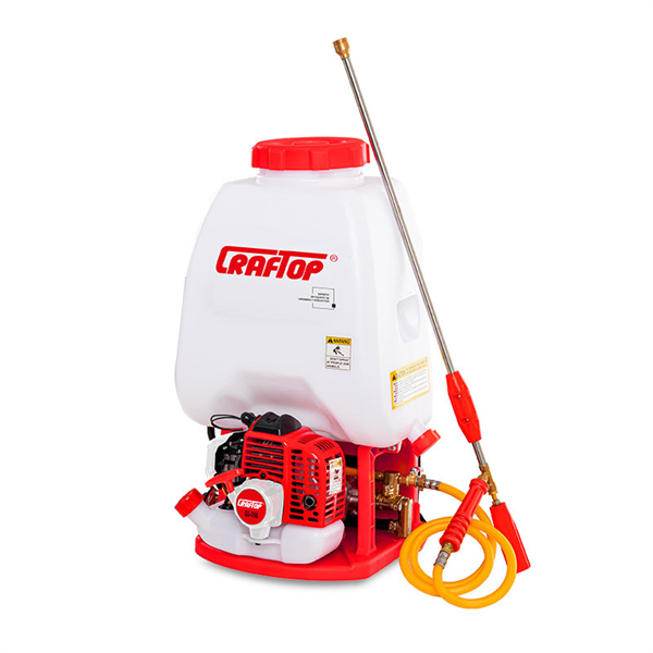 Get professional results with a knapsack power sprayer