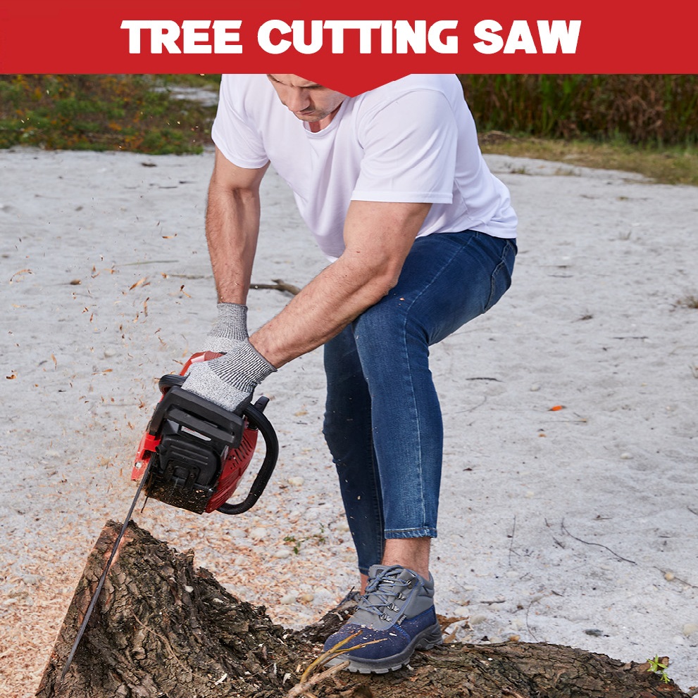 how to cut down tree with chainsaw