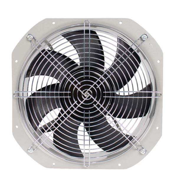 Space-saving and effective cooling with axial fan wall mount options.