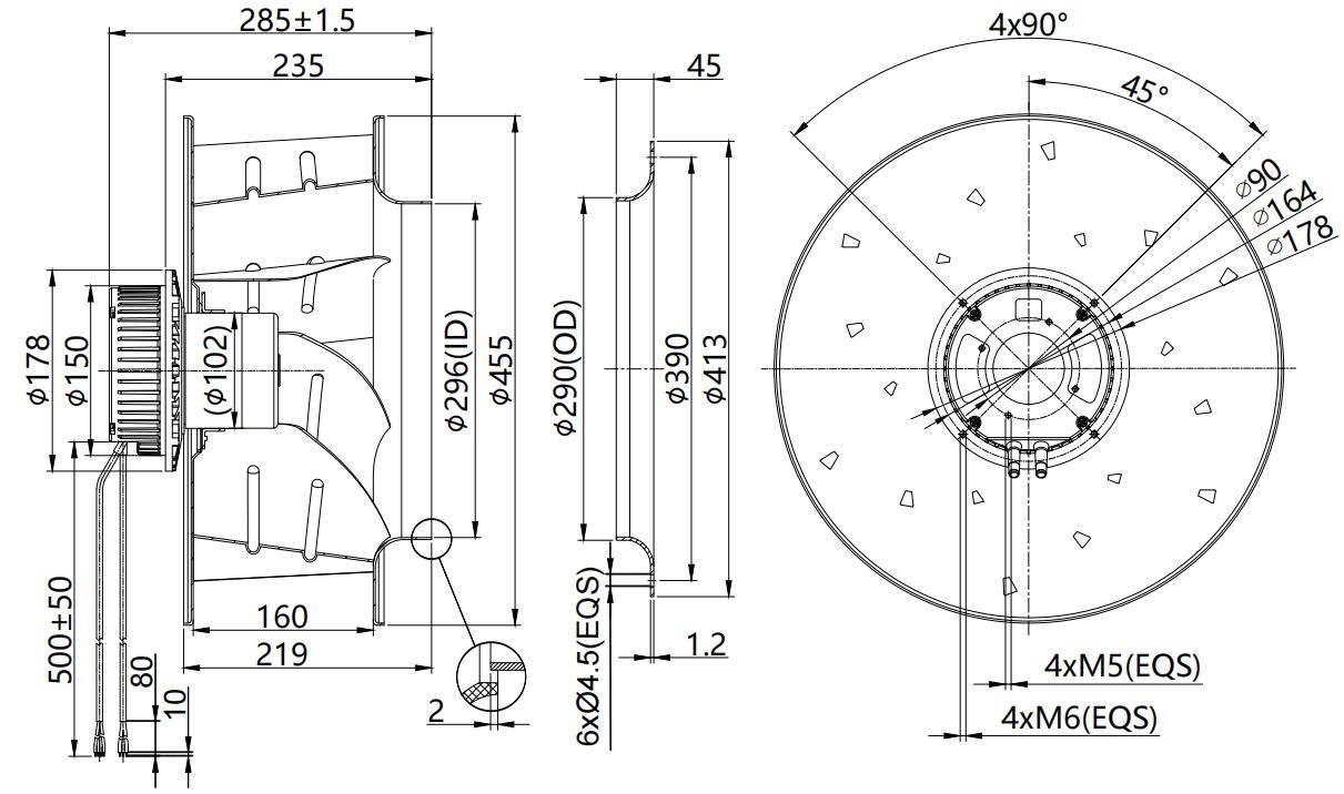 B3E-2A450-S2-00 2D