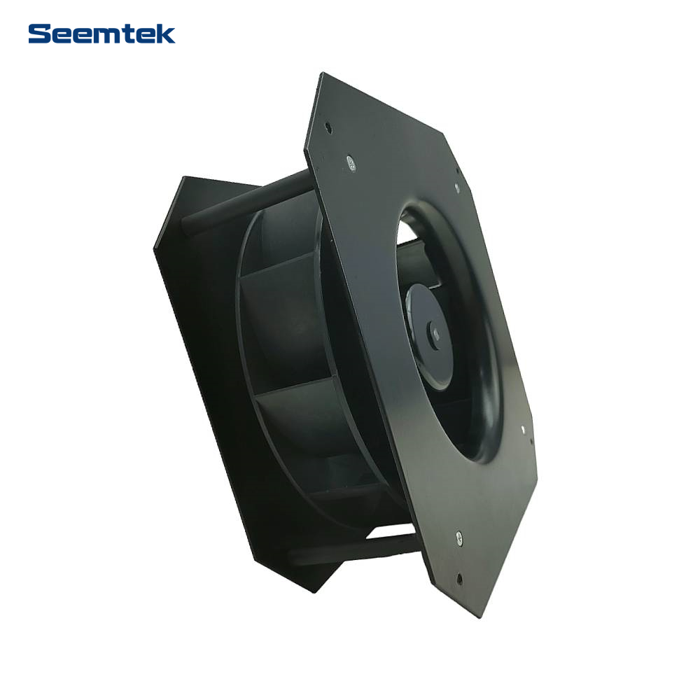 Seemtek 230V 175mm 遠心送風機 Impelelr モーターアセンブリ統合 EC プラグファン