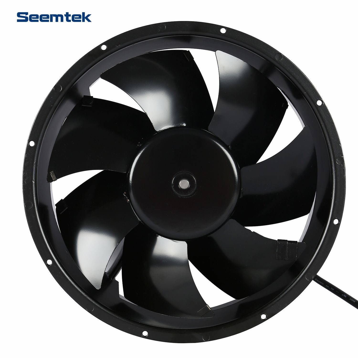 Lågbrus 254*89mm Runt Rör Kompakt Borstlös DC Axial Kylfläkt