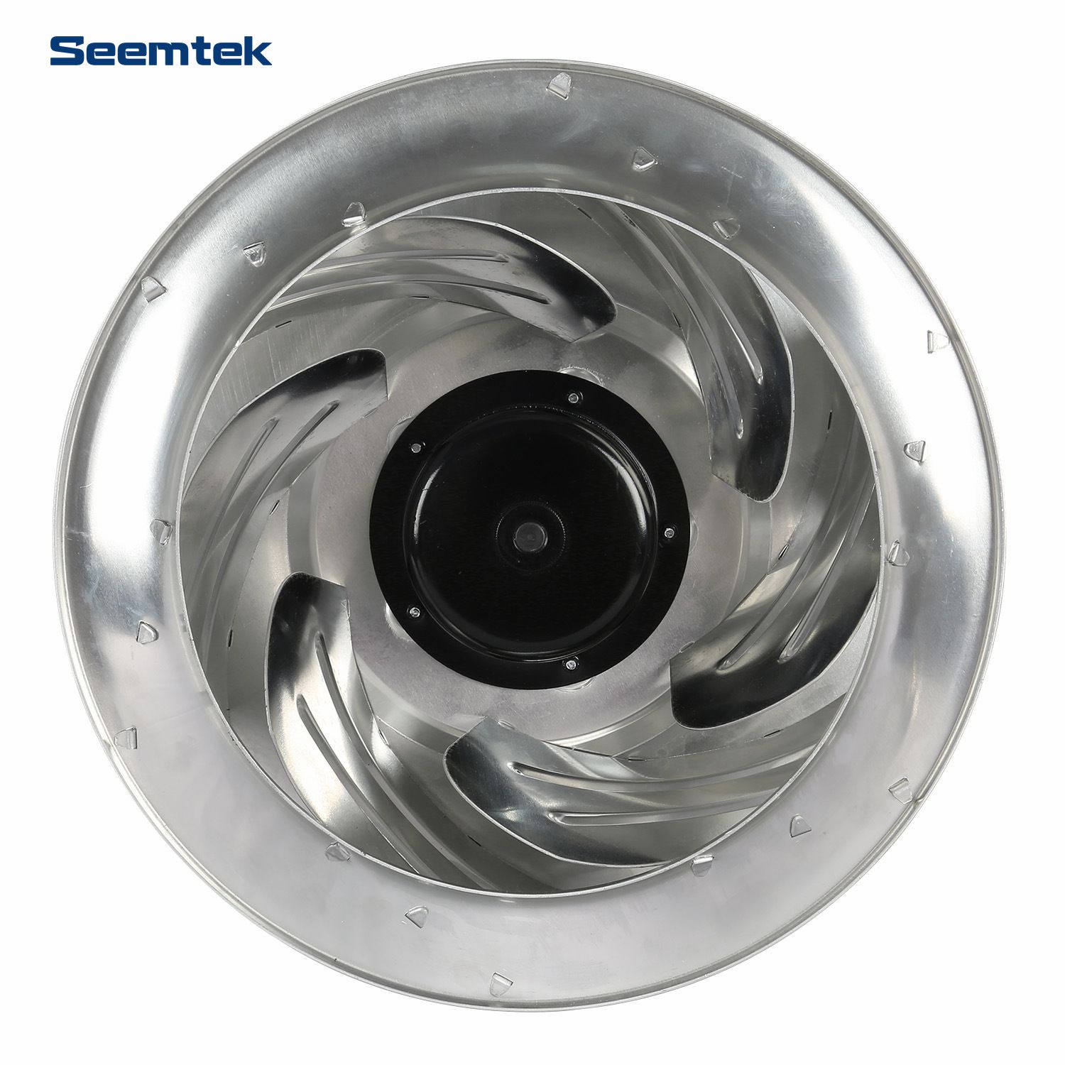 355 mm extern rötor Bakåtböjd pumphjul DC 48V centrifugalfläkt