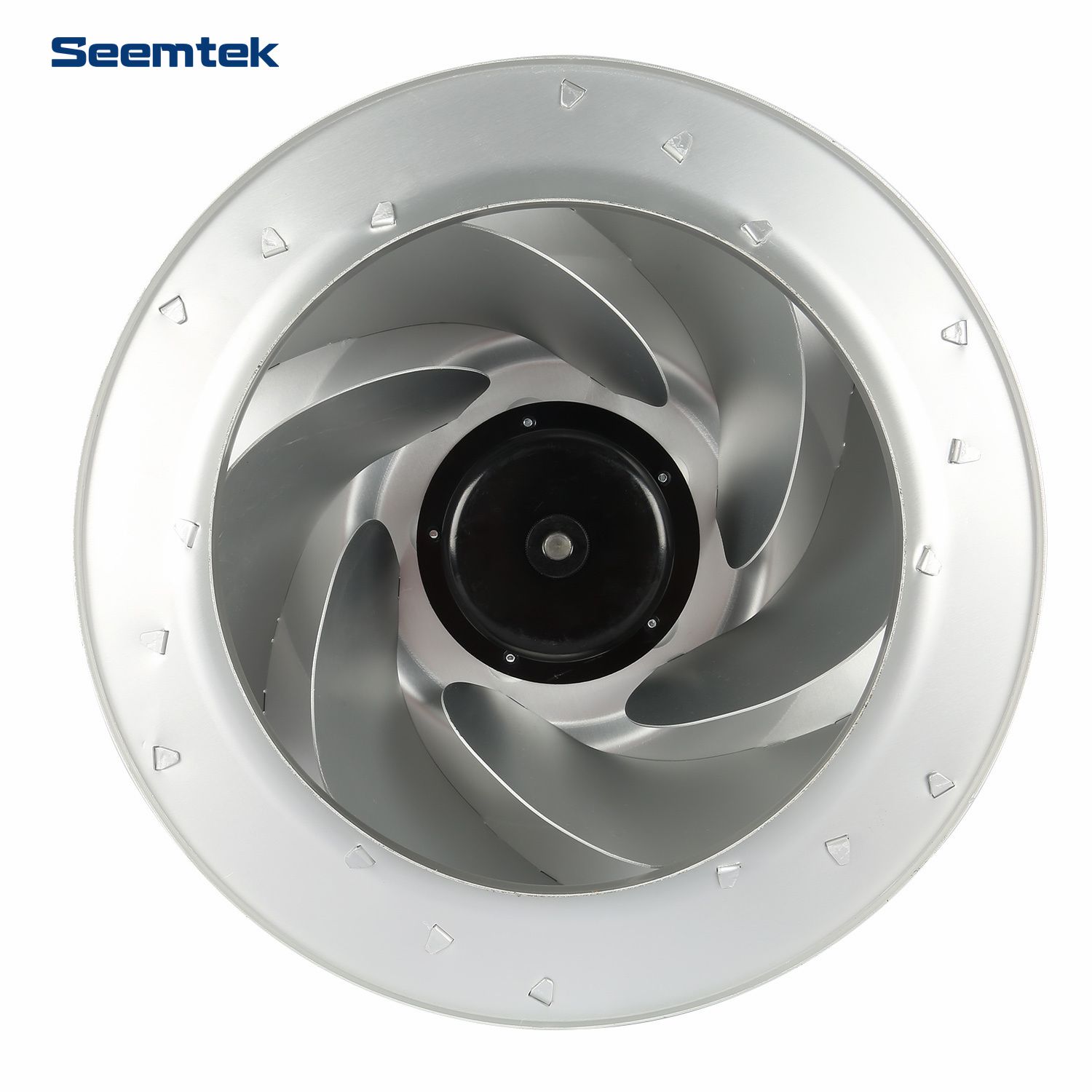 400 mm industriell högpresterande aluminium impeller DC 48V centrifugalfläkt