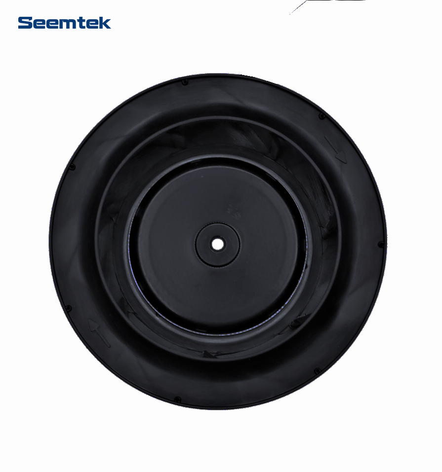 Seemtek 133mm Permanent Magnet Borstlös EC-motor 43W Liten Kompakt Bakåtböjd Centrifugalfläkt