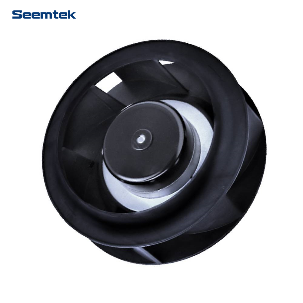 Kina 85W 190mm EC Borstlös Extern Rotor Motoriserad Bakåtböjd Liten Centrifugalfläkt