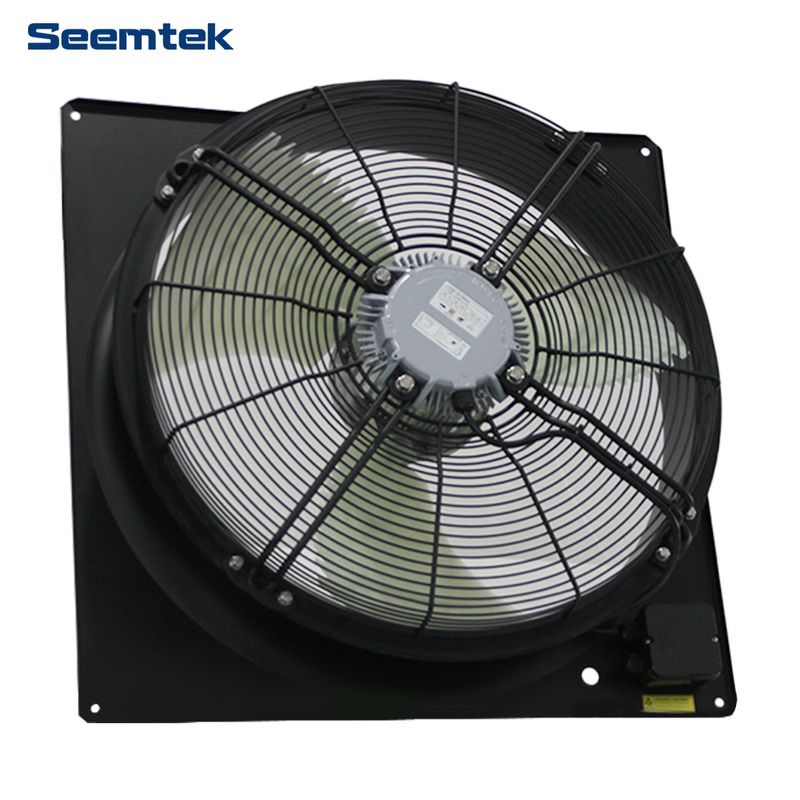 Kipas Aksial Kebisingan Rendah 800mm AC 380V dengan Impeller Plastik Bermotor