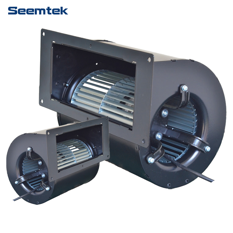 Ventilador de ar condicionado de 133 mm 48 V DC AHU Ventilador centrífugo de entrada dupla