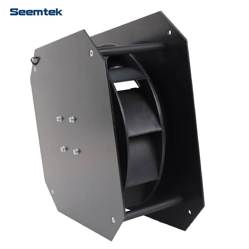 Integréiert EC Motor 250mm Plastik Impeller Air Purifier Plug Fan