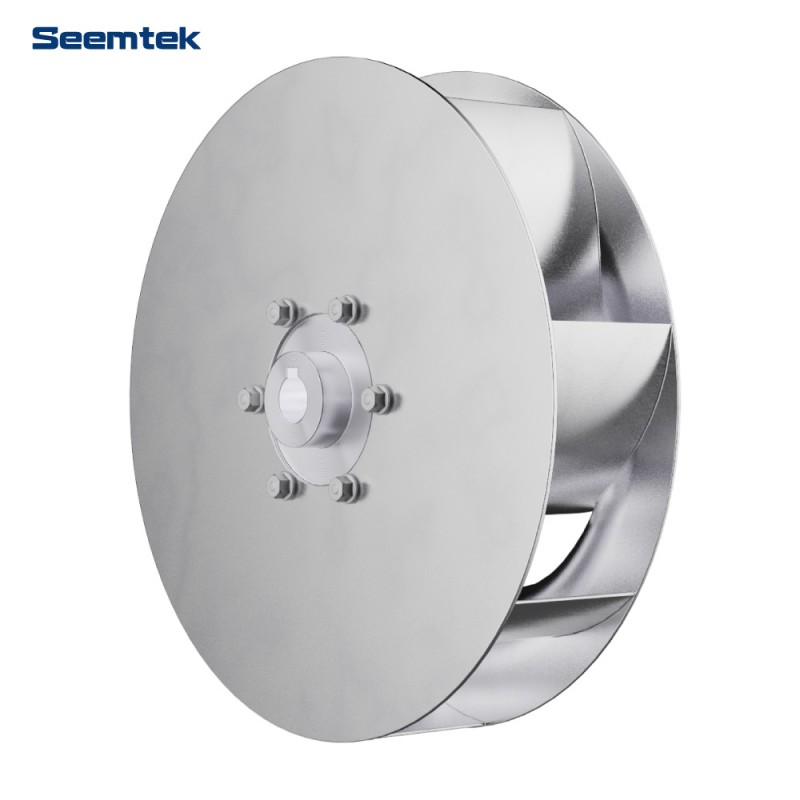 400 mm Aluminium Anpassad fläkthjul för fläkthjul