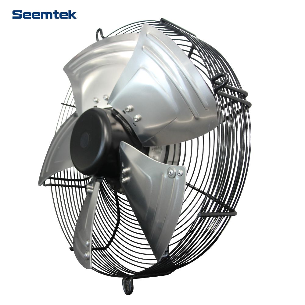 Ventilador de fluxo axial de baixo ruído EC 500V de 380 mm para aplicações em câmaras frigoríficas
