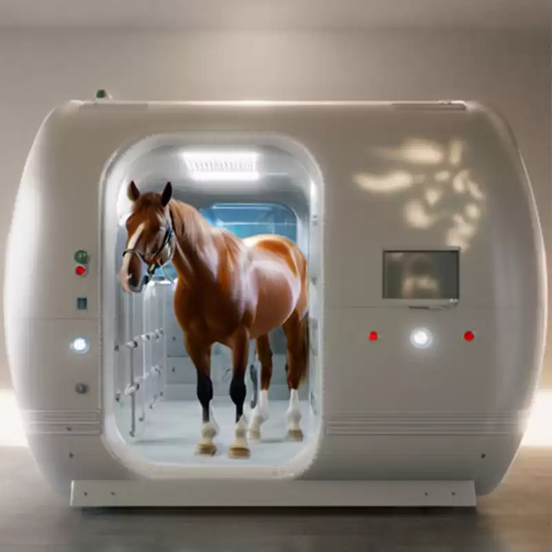 HP2000 Hyperbaric Oxygen Chamber For Large Animals Such As Horses or Camels