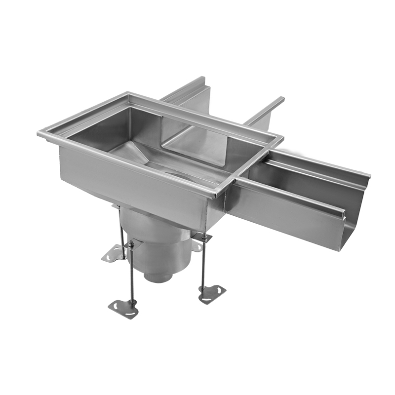 Built-in Slope Stainless U-Bottomed Trench Drain/Industrial High Flow Rate Stainless Channel Drains