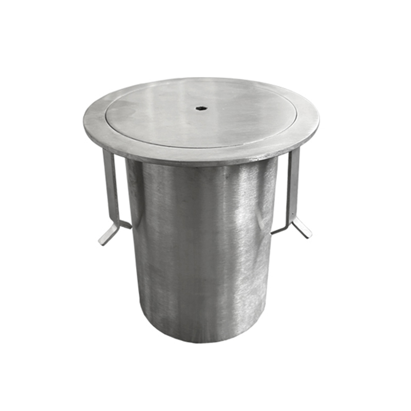 Anti-Odor Thread Top Stainless Round Floor Cleanout for Drinks Industry