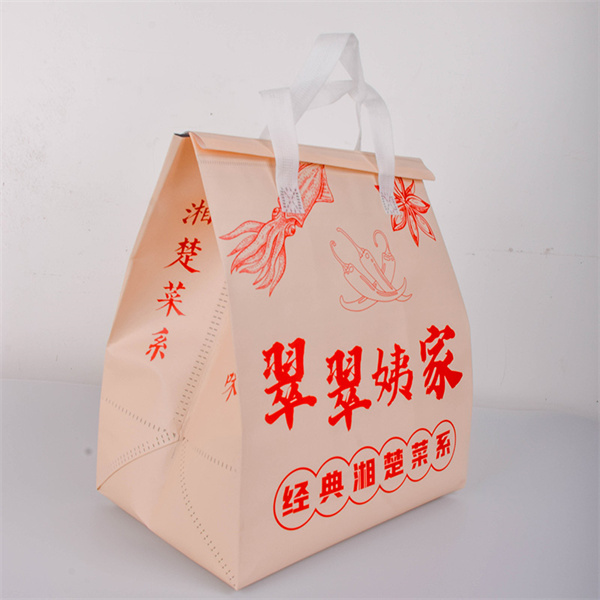 Loop handle non woven bags