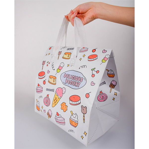 Plain calico bags.