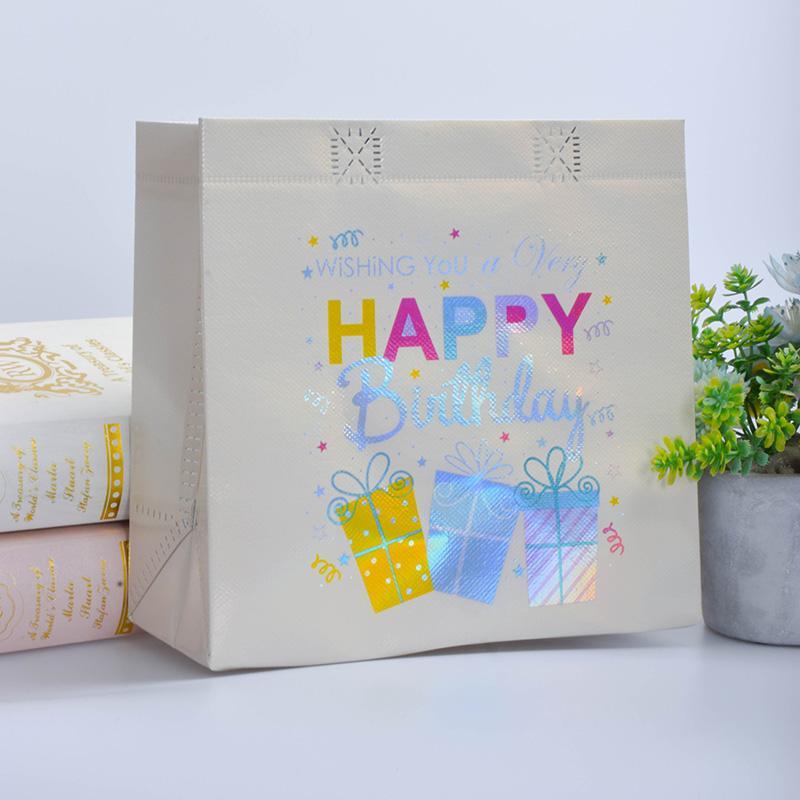 Non woven gift bag for birthdays