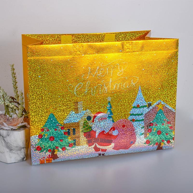 Shiny Christmas gift bag
