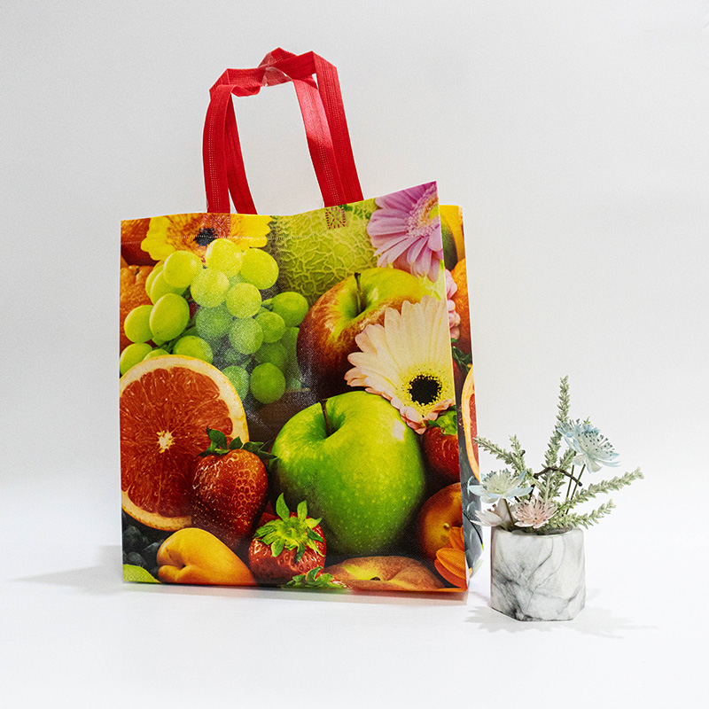 Colorful reusable bags for fruit and vegetables