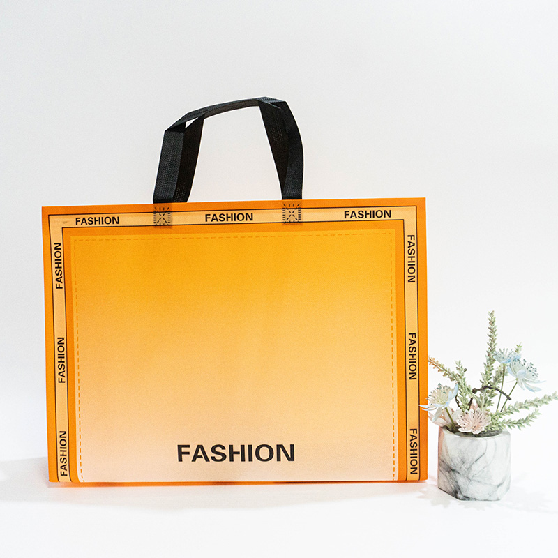 Orange gradient antibacterial reusable bags