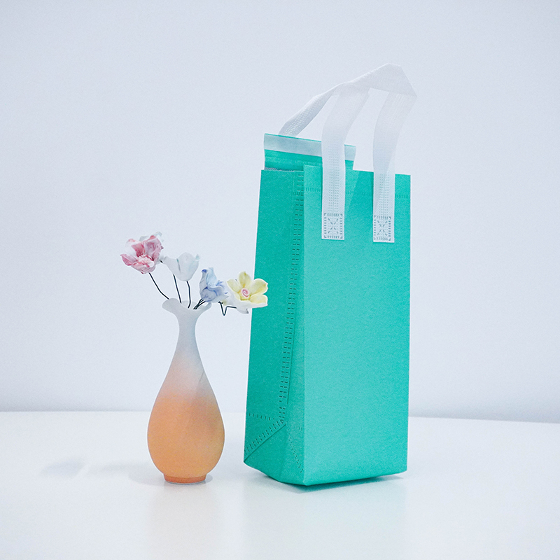 Fresh green insulated takeout bag