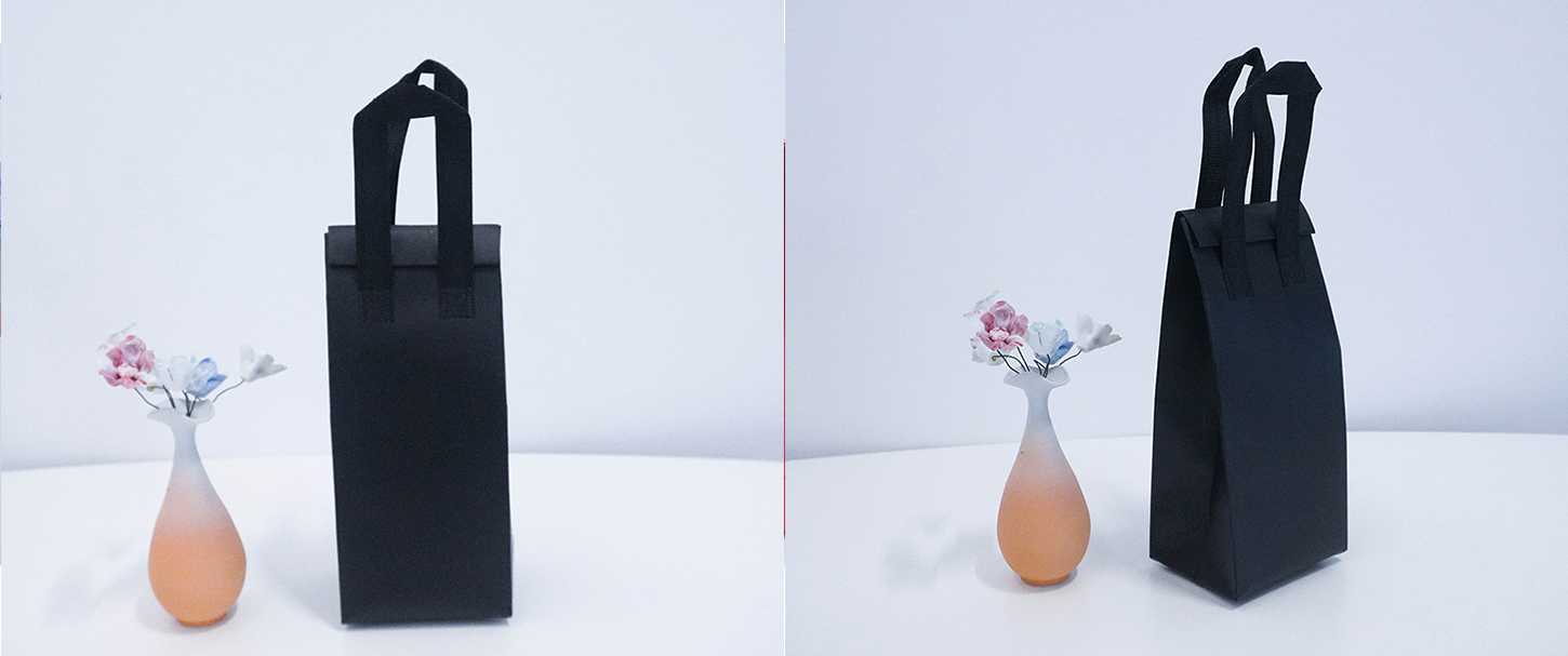 Small black takeout milk tea bag 5_1