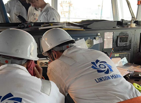 Installation Maintenance and Debugging of 20 Cameras on the vessel