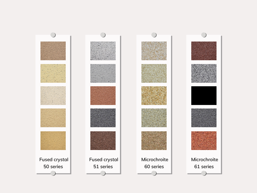 Pure sand color card