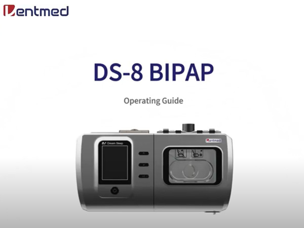 Video over de bediening van de DS-8 BIPAP-machine