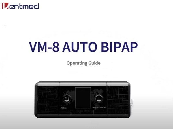 Video om bruk av VM-8 BIPAP-maskin
