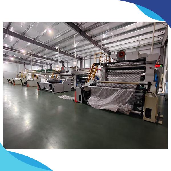 Customizable options for printing up to 8 colors on non woven fabrics