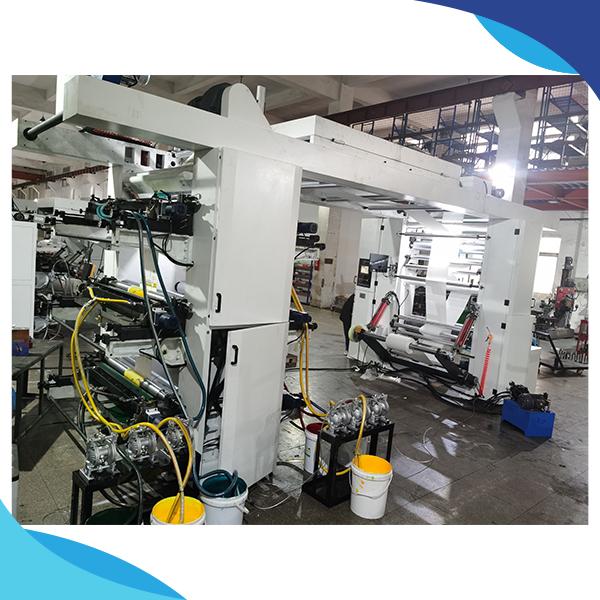 Precision and accuracy in every print job with the 4 Color Stack Flexo Printing Machine