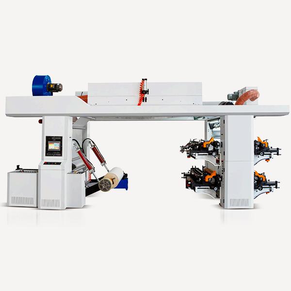 Versatile machine for producing vibrant poly bags in 4 colors