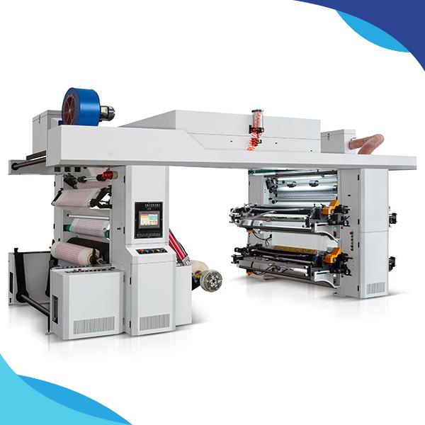 Enhancing efficiency and productivity with a 4 color stack plastic film flexo printing machine
