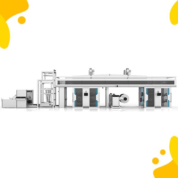 Enhance your printing capabilities with the innovative features of the 8 color central impression flexographic printing machine