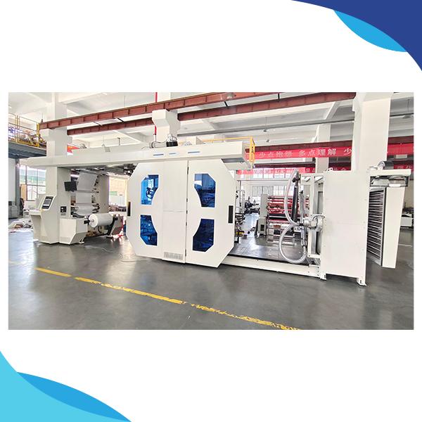 A flexo printing machine.