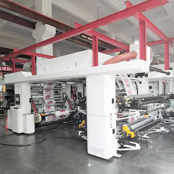 How Four Color Flexographic Printing Machine Works