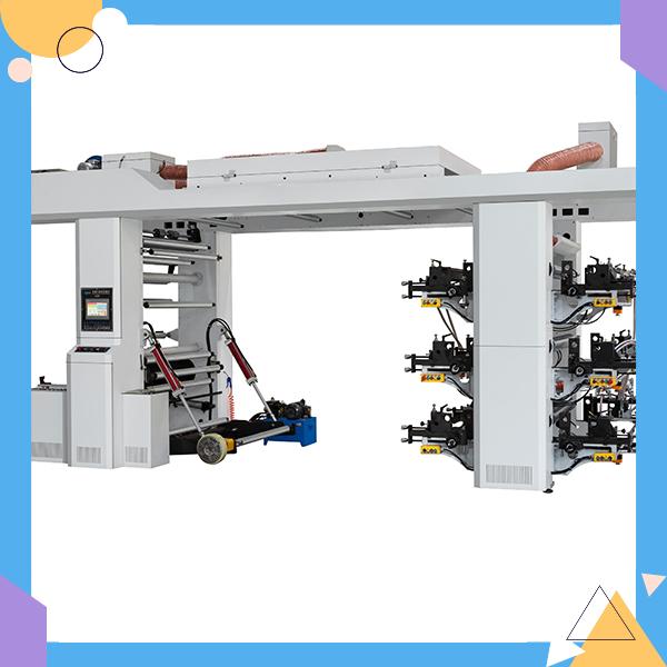 Ensure crisp details and flawless results with a six colors flexo printing machine.