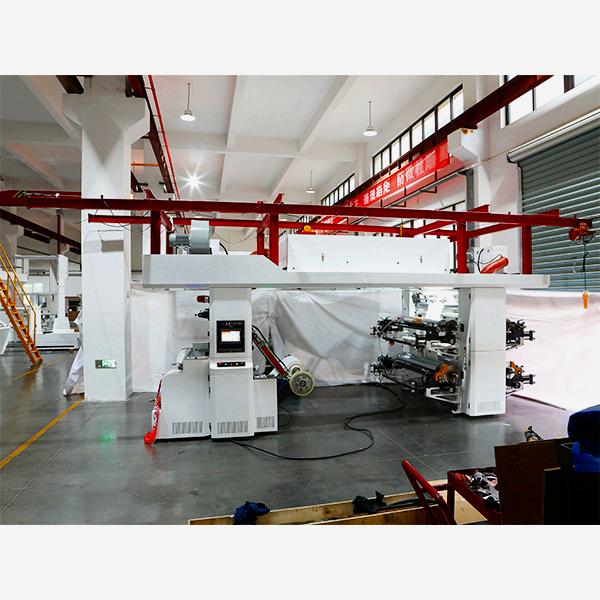 Achieve precise color reproduction and accuracy with the advanced color matching capabilities of a PVC film flexo printing machine.