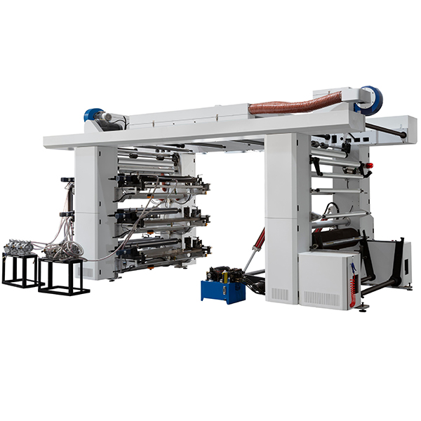 The flexibility of stack flexographic printing machines.