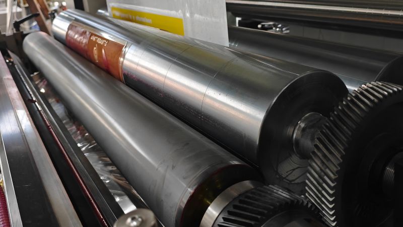 Anilox Roller of Flexo Press for Shopping Paper Bag