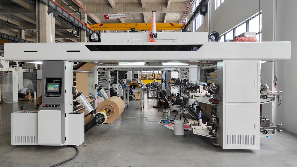 2-Stack Flexographic Printing Machine for Fruits Wrapping Paper