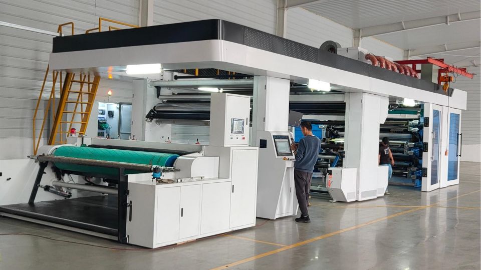 6-Central Impression Flexo Printer for Hot Dog Wrapping Paper