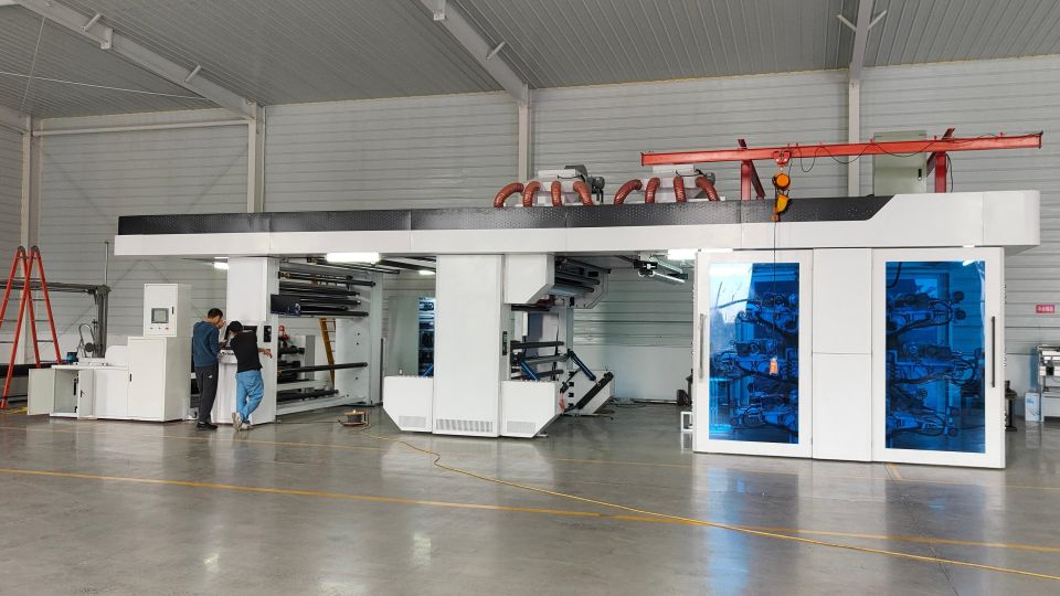 6-Flexographic Printer for Jelly Cup Sealing Packaging Film