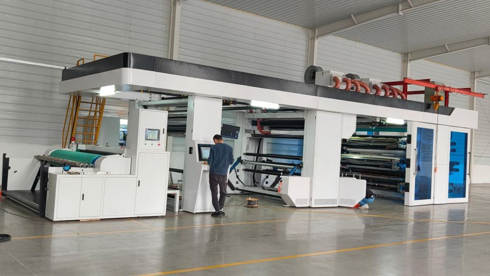 1-Central Drum Type Flexo Press for Air Fryer Paper