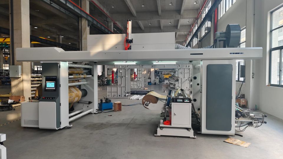 4-Stacking Type Flexographic Printer for Pizza Wrapping Paper