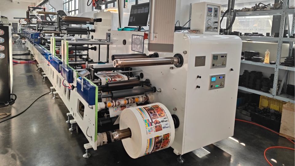 3-Label Printing Machine for Hot Stamping Clear Gold Foil Stickers 