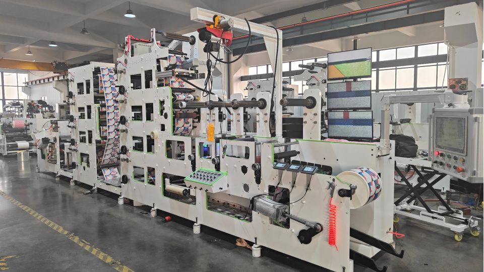 6-Flexo Printing Machine for Waterproof Label Stickers  