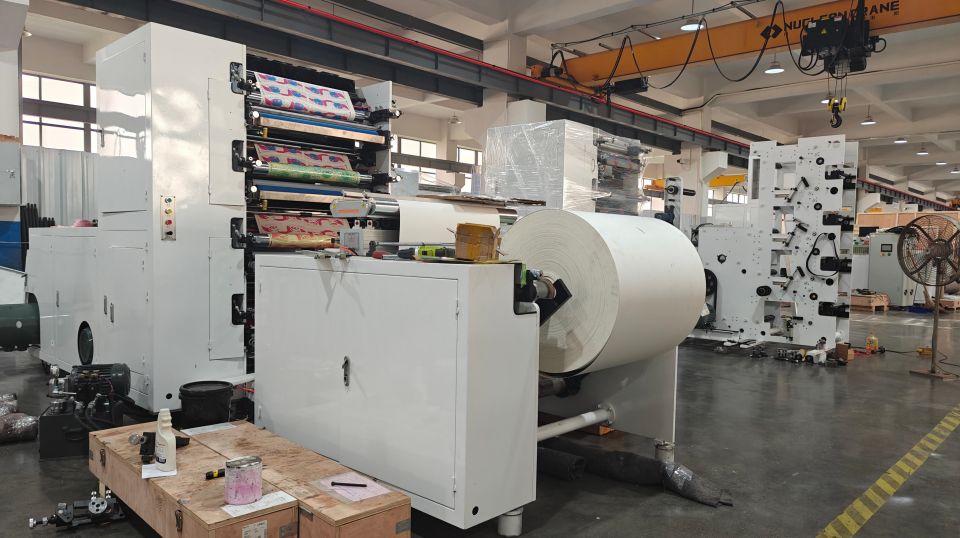 5-Flexo Printer for Tea Milk Paper Cups